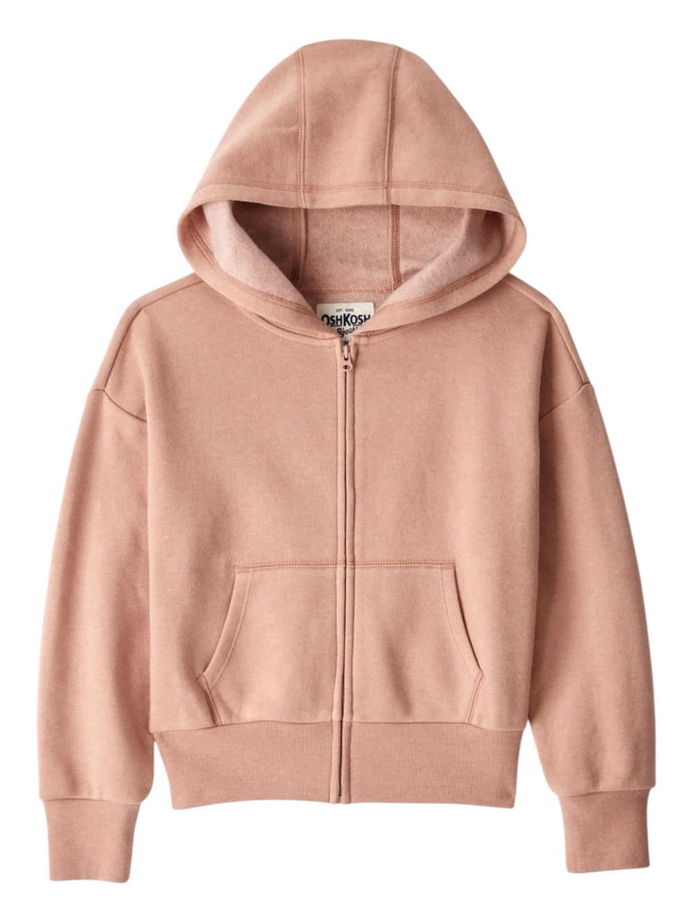 OshKosh B'gosh Toddler Girl's DayDream Fleece Long Sleebe Hooded Zip-Up Jacket